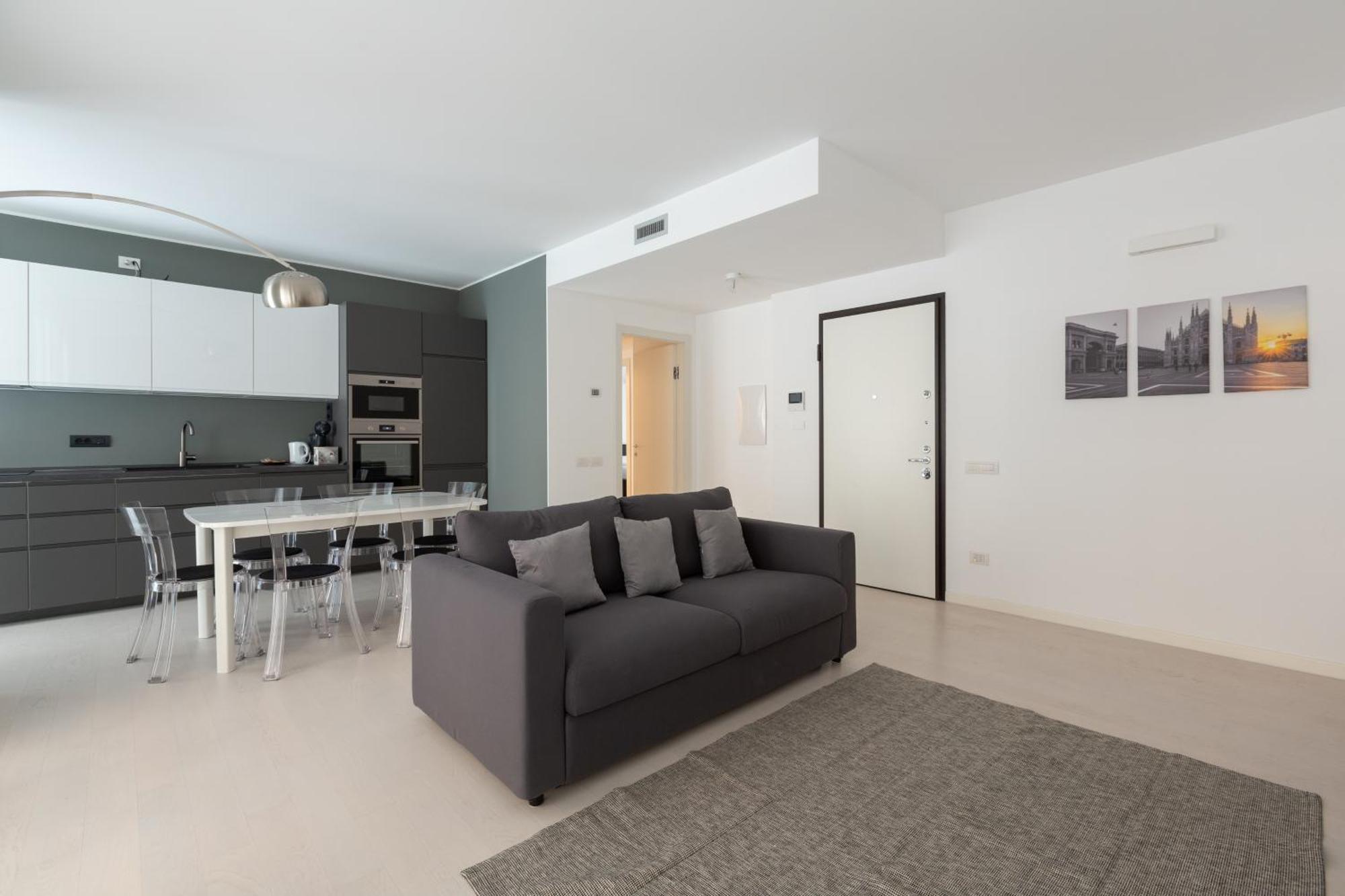 Porta Nuova Bright And Roomy Flat Милан Экстерьер фото